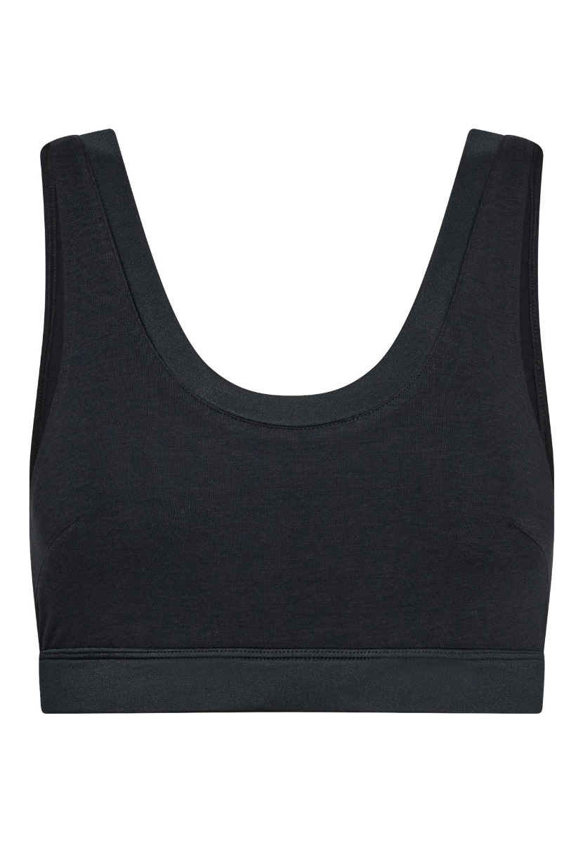 Bambus top, JBS of Denmark, sort str. Large billede