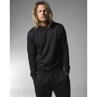 Resteröds Bambus Sweatshirt – Sort – Økologisk Bomuld & Stretch - 