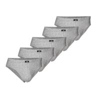 5-pak grå JBS brief underbukser til mænd str. medium - 