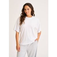 Hvid oversized t-shirt dame JBS of Denmark - 