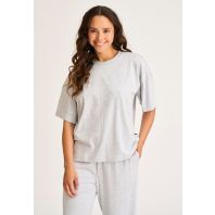 Grå oversized t-shirt dame JBS of Denmark - 