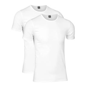 2-pak hvide JBS t-shirts til mænd str. XL - Str. XL