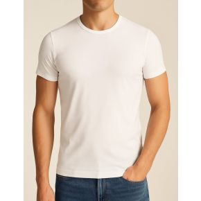 Hvid bambus t-shirt til mænd - 