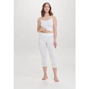 Hvide s&oslash;ml&oslash;se Decoy Capri leggings (3/4 l&aelig;ngde) - Hvide indershorts og top