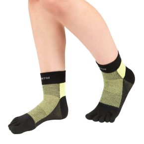 TOETOE Outdoor Liner Med Adskilte Tæer, Lime str. 35-38 - Sokker str. 35