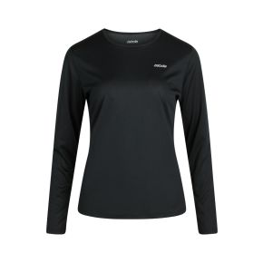 Sort Zebdia langærmet sports T-shirt (dame) Str. M - Str. medium