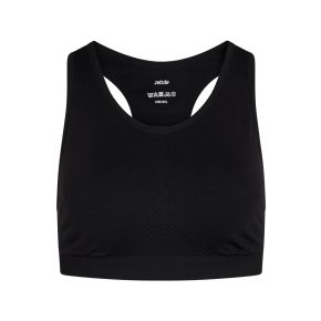 Sort Zebdia sømløs sports BH (dame) Str. XS/S - Str small