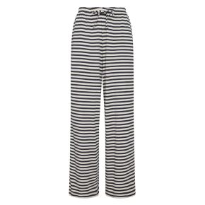 Bambus bukser med navy striber (dame) str. small - Str small