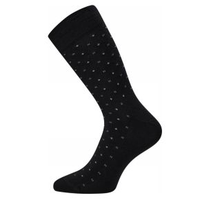 Sorte Egtved Twin uldsokker uden elastik - Sokker uden elastik