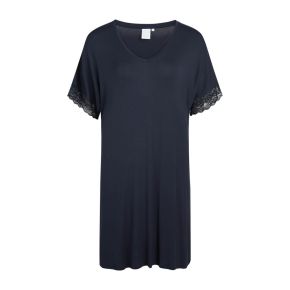 Navy natkjole med blonder fra CCDK Str. XS - Str. XS