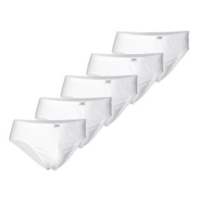 5-pak hvide JBS brief underbukser til m&aelig;nd - T-shirts til m&aelig;nd