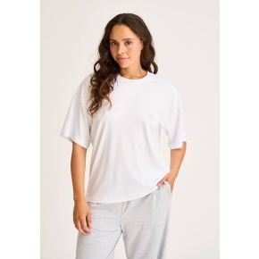 Hvid oversized t-shirt dame JBS of Denmark str. XS - Str. XS