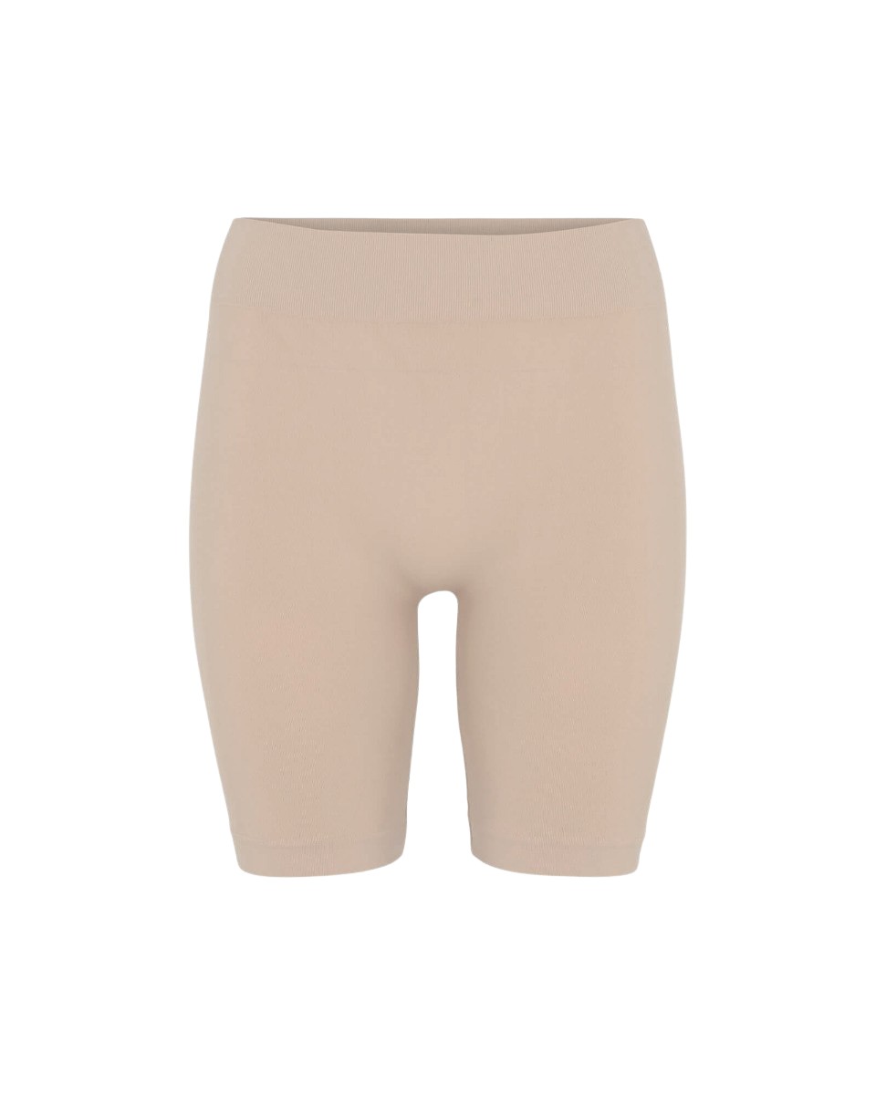 Beige sømløse indershorts, Decoy str. S/M billede