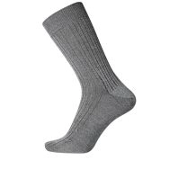 Grå Egtved Uldsokker i 100% Uld - 
