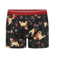 Jule-boxershorts med hundemotiv - 