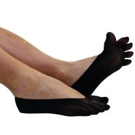 Nylon Foot Cover TOETOE, Sort - str. 35-42 -