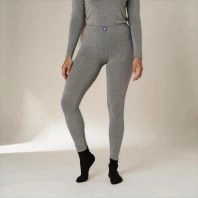 Leggings med merinould, dame, Coastland of Denmark, grå -