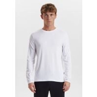 Langærmet bambus t-shirt til mænd, JBS of Denmark, hvid -