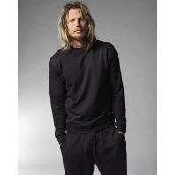Resteröds Bambus Sweatshirt – Sort – Økologisk Bomuld & Stretch -