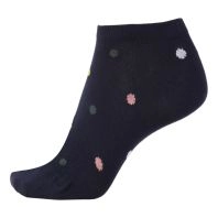 Korte ankelstrømper fra Socks CPH - Navy Tivoli Dot str. 36-39 - 