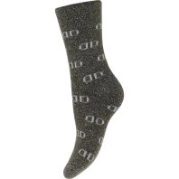 Decoy uld hyggesokker med glitter, Grøn, str. 37-41 - 