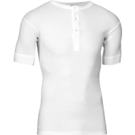 Hvid JBS Original T-shirt med knapper -
