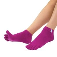 Ankel Tåsokker, TOETOE Essential Anklet Fuchsia (Korte Sokker) - 