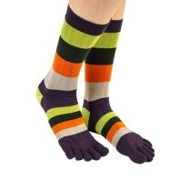 Tåsokker, TOETOE Men Stripy, Pistachio - Str. 41-48 - 