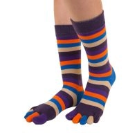 Tåsokker, TOETOE Essential, Stripy Midnight - One-size -