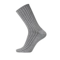 Grå Egtved Bomuldssokker Uden Elastik - 