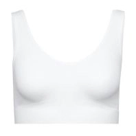 Decoy BH-top med brede stropper, hvid -