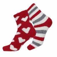 2 Par Hyggesokker fra Socks CPH - Rød Str. 37-41 -