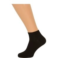 Sorte ankelstrømper -