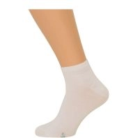 Hvide ankelstrømper -