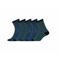 5-pak stribede Claudio strømper til drenge - 