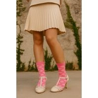 Socks CPH Damestrømpe - Clouds Fuchsia - 