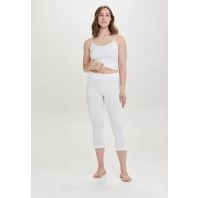 Hvide sømløse Decoy Capri leggings (3/4 længde) -