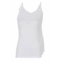 3-pak Decoy stroptoppe til damer, hvid - 