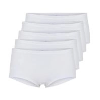 5-pak Decoy hipster trusser, hvid - 