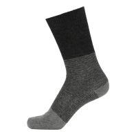 Uldsokker med cashmere til mænd, Mørkegrå, str. 40-45 - 