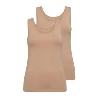 2-pak sandfarvede bambus toppe (dame), Decoy -