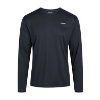 Zebdia langærmet sports T-shirt til mænd - Navy - 