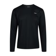 Zebdia langærmet sports T-shirt til mænd - Sort - 