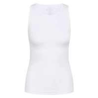 Hvide sømløs Zebdia tank top "Rib" (dame) - 