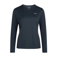 Navy Zebdia langærmet sports T-shirt (dame) - 