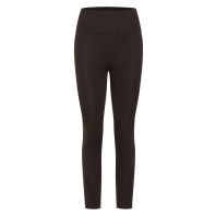 Mørkebrune sømløs Zebdia plain leggings (dame) -