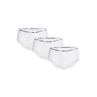 3-pak hvide bambus hipster trusser -