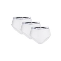 3-pak hvide bambus maxi trusser -