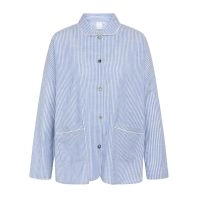 Blå stribet CCDK natskjorte (Dame) - 