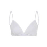 Hvid modal triangle bra - 